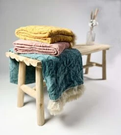 Dutch Decor - FLORINE - Plaid 140x180 Cm Golden Glow - Geel - Deken -Dutch Decor 1073x1200 2