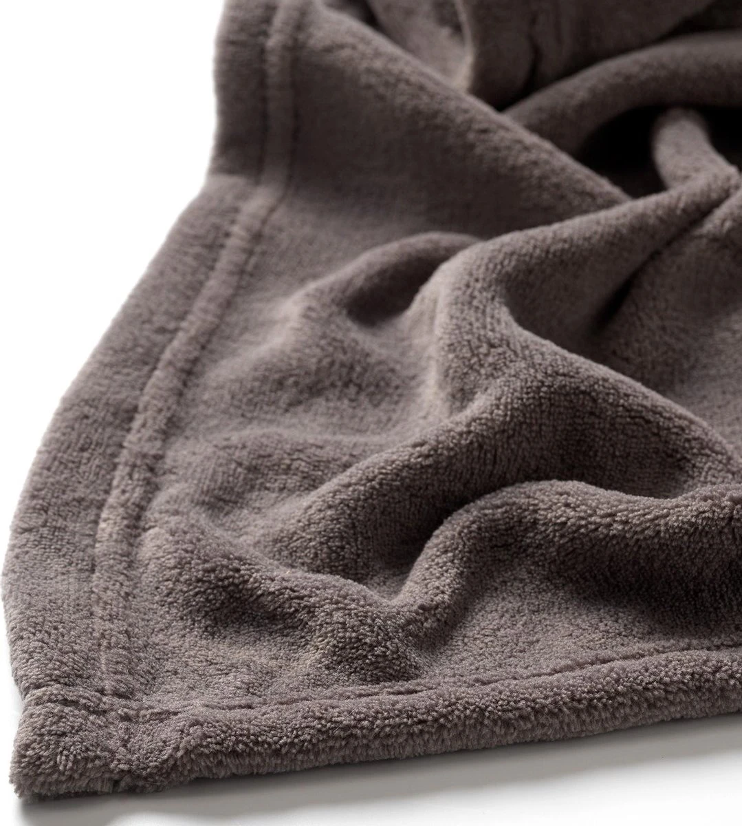 Dutch Decor - HARVEY - Plaid Fleece 150x200 Cm - Charcoal Gray - Antraciet - Superzacht - Deken 4 Dutch Decor - HARVEY - Plaid Fleece 150x200 Cm - Charcoal Gray - Antraciet - Superzacht - Deken - Afbeelding 2