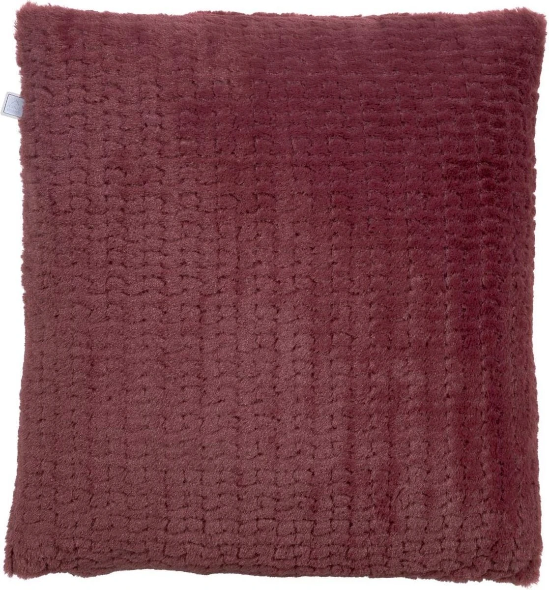 TIMY - Sierkussen Bordeaux 45x45 Cm - Rood - Inclusief Binnenkussen 4 TIMY - Sierkussen Bordeaux 45x45 Cm - Rood - Inclusief Binnenkussen - Afbeelding 2