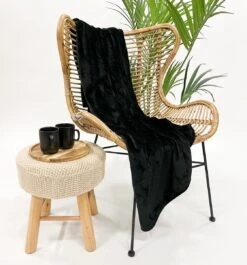 Dutch Decor - SIDNEY - Plaid 140x180 Cm Raven - Zwart - 100% Polyester - Deken 5 Dutch Decor - SIDNEY - Plaid 140x180 Cm Raven - Zwart - 100% Polyester - Deken -Dutch Decor 1119x1200 1