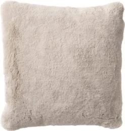 ZAYA - Sierkussen Unikleur 60x60 Cm - Pumice Stone - Beige - Superzacht - Inclusief Binnenvulling