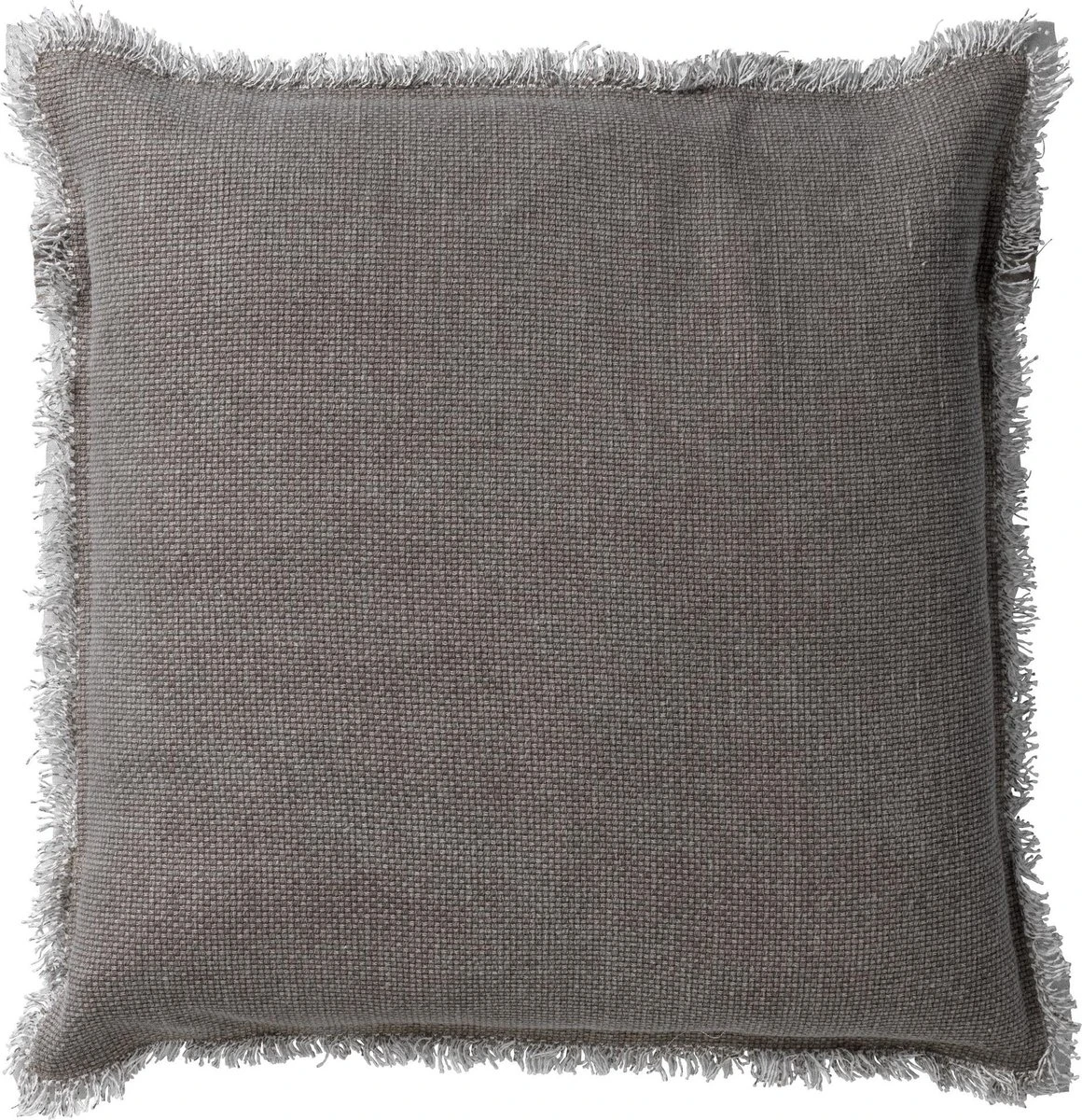 BURTO - Sierkussen Van Gewassen Katoen Driftwood 60x60 Cm - Taupe - Inclusief Binnenvulling 3 BURTO - Sierkussen Van Gewassen Katoen Driftwood 60x60 Cm - Taupe - Inclusief Binnenvulling