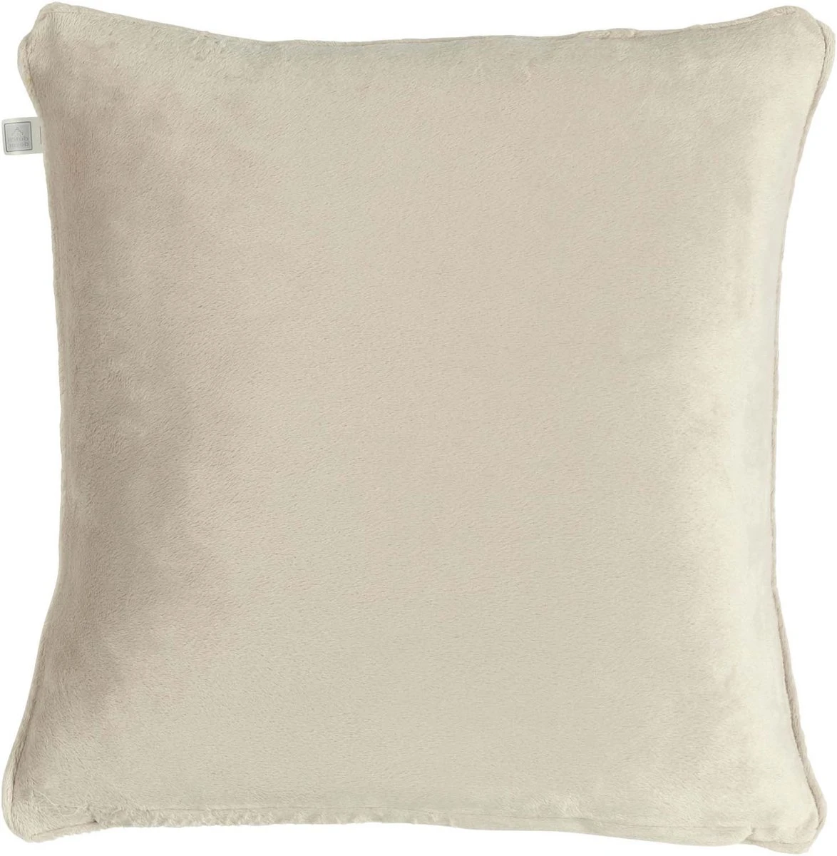 VELVET - Kussenhoes 45x45 Cm - Zand - Beige - Effen - Exclusief Binnenkussen 4 VELVET - Kussenhoes 45x45 Cm - Zand - Beige - Effen - Exclusief Binnenkussen - Afbeelding 2