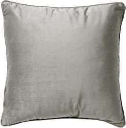 FINN - Kussenhoes Velvet 60x60 Cm - Micro Chip - Lichtgrijs - Exclusief Binnenkussen -Dutch Decor 1175x1200 3