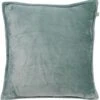 CILLY - Sierkussen Fleece 45x45 Cm - Jadeite - Lichtgroen - Inclusief Binnenvulling -Dutch Decor 1175x1200 4