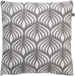 INGRID - Kussenhoes Taupe 45x45 Cm - Met Rits