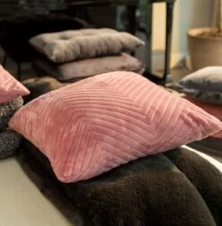 ZICO - Kussenhoes Zigzag 45x45 Cm Dusty Rose - Roze - Superzacht - Met Rits 8 ZICO - Kussenhoes Zigzag 45x45 Cm Dusty Rose - Roze - Superzacht - Met Rits -Dutch Decor 1179x1200 4