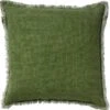 BURTO - Kussenhoes Van Gewassen Katoen Calliste Green 45x45 Cm - Groen - Met Rits -Dutch Decor 1180x1200 3