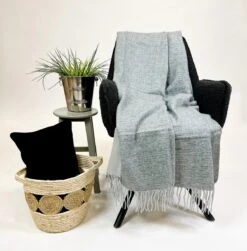 Dutch Decor - FONS - Plaid 130x180 Cm - Grijs - Franjes - Deken -Dutch Decor 1182x1200 3