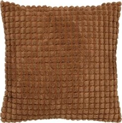 Set Van 2- Dutch Decor ROME- Sierkussens Unikleur Tobacco Brown 45x45 Cm - Bruin -Dutch Decor 1184x1200 13