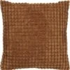 ROME - Kussenhoes Uni 45x45 Cm - Tobacco Brown - Bruin - Exclusief Binnenkussen -Dutch Decor 1184x1200 2