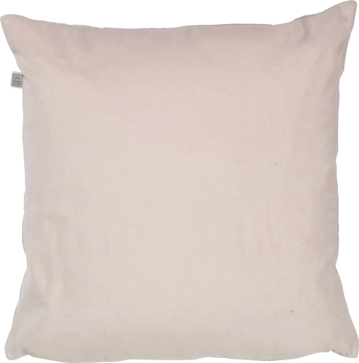 KOLON - Kussenhoes 45x45 Cm - Twee Kleuren - Nude - Roze - Velvet - Met Rits - Met Rits 4 KOLON - Kussenhoes 45x45 Cm - Twee Kleuren - Nude - Roze - Velvet - Met Rits - Met Rits - Afbeelding 2