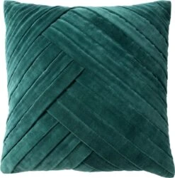 GIDI - Kussenhoes Velvet 45x45 Cm - Sagebrush Green - Groen - Exclusief Binnenkussen