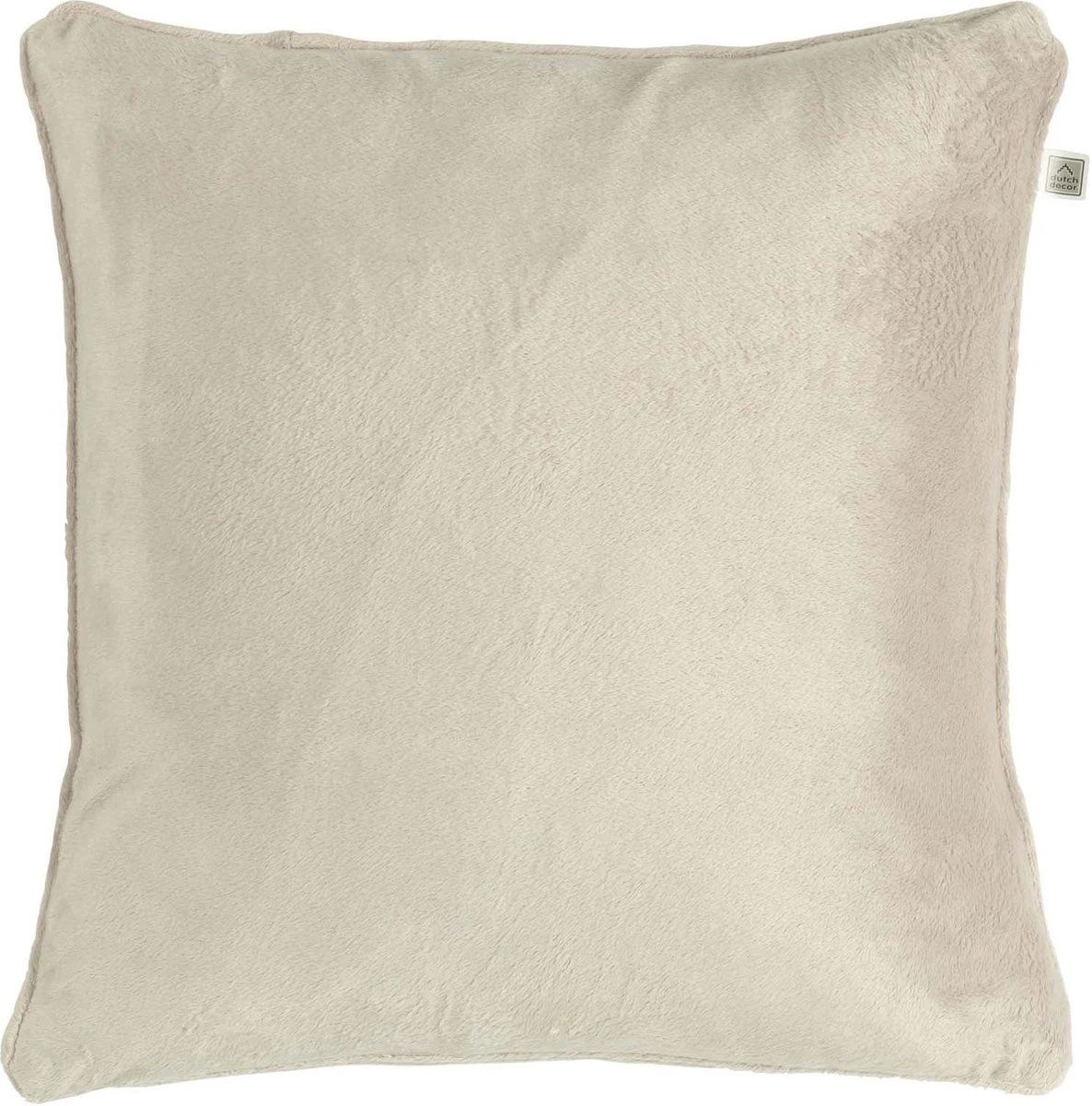 VELVET - Sierkussen 45x45 Cm - Zand - Beige - Effen - Inclusief Binnenvulling 3 VELVET - Sierkussen 45x45 Cm - Zand - Beige - Effen - Inclusief Binnenvulling