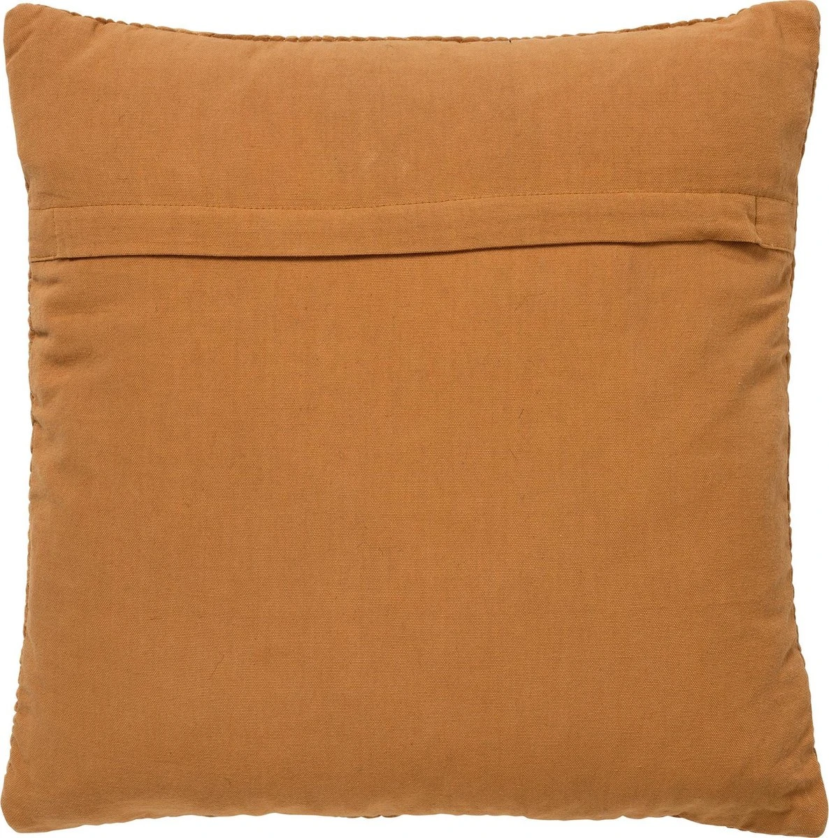 SUN - Kussenhoes Van Katoen 45x45 Cm Tobacco Brown - Bruin - Met Rits 4 SUN - Kussenhoes Van Katoen 45x45 Cm Tobacco Brown - Bruin - Met Rits - Afbeelding 2