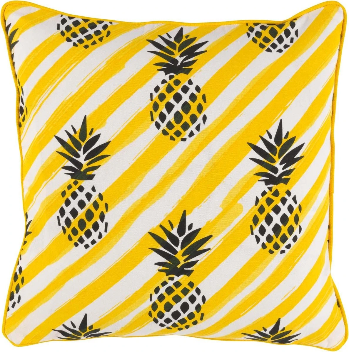 BIBI - Sierkussen Met Ananas Geel 45x45 Cm - Inclusief Binnenvulling 3 BIBI - Sierkussen Met Ananas Geel 45x45 Cm - Inclusief Binnenvulling