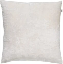 SKY - Kussenhoes Velvet 45x45 Cm - Snow White - Wit - Exclusief Binnenkussen
