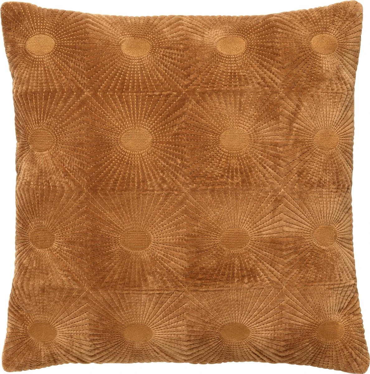 SUN - Kussenhoes Van Katoen 45x45 Cm Tobacco Brown - Bruin - Met Rits 3 SUN - Kussenhoes Van Katoen 45x45 Cm Tobacco Brown - Bruin - Met Rits