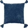NINO - Kussenhoes Van Katoen 45x45 Cm Insignia Blue - Blauw - Met Flosjes - Exclusief Binnenkussen 1 NINO - Kussenhoes Van Katoen 45x45 Cm Insignia Blue - Blauw - Met Flosjes - Exclusief Binnenkussen -Dutch Decor 1191x1200 10