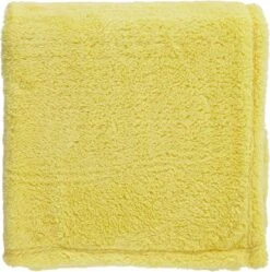 Dutch Decor - FLEECE - Plaid Geel 130x180 Cm - Deken -Dutch Decor 1191x1200 2