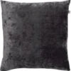 SKY - Sierkussen Velvet 45x45 Cm - Charcoal Gray - Antraciet - Inclusief Binnenvulling -Dutch Decor 1193x1200 13