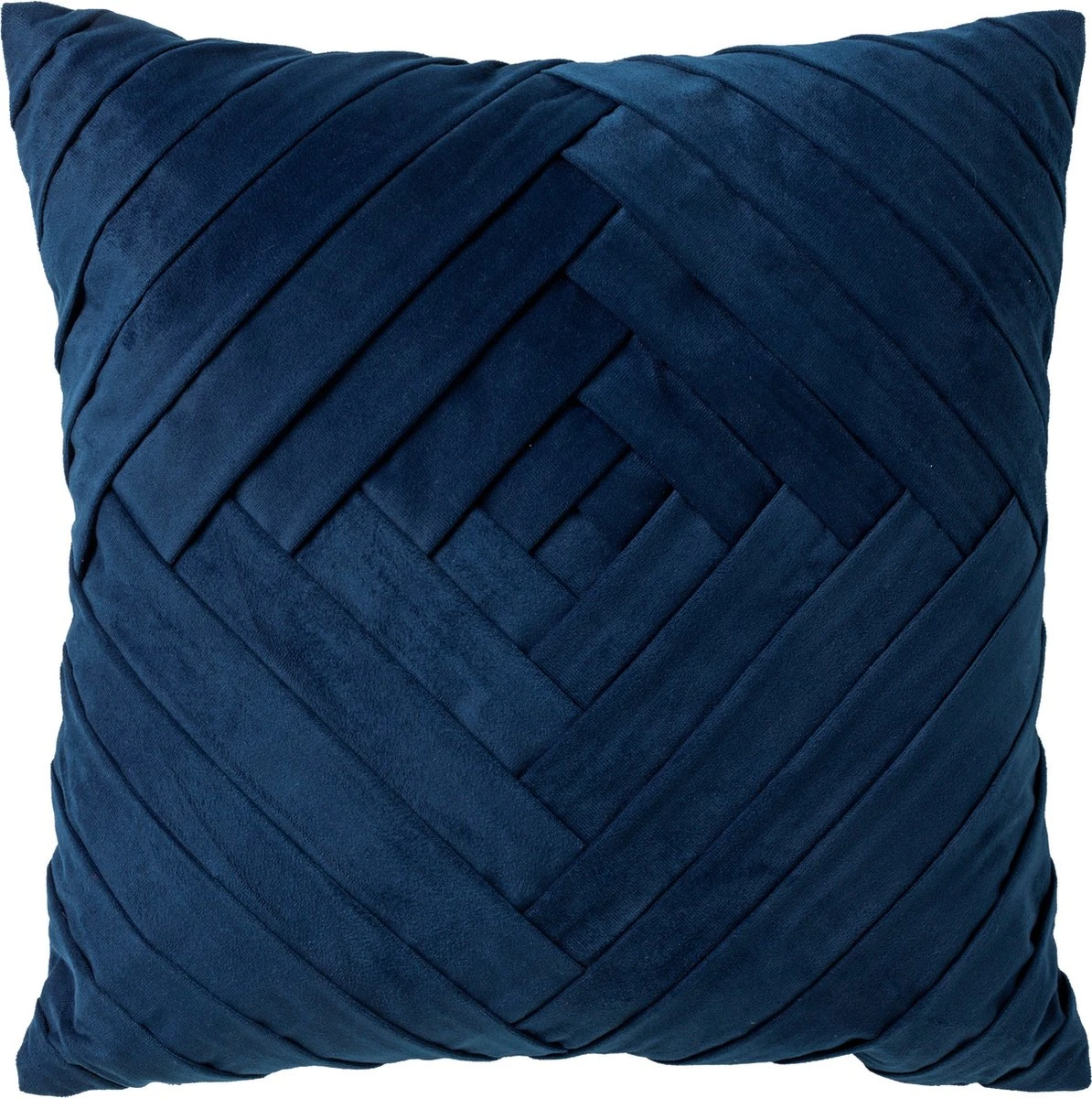 PHILLY - Kussenhoes Velvet 45x45 Cm - Insignia Blue - Donkerblauw - Exclusief Binnenkussen 3 PHILLY - Kussenhoes Velvet 45x45 Cm - Insignia Blue - Donkerblauw - Exclusief Binnenkussen