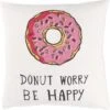 DIDI - Sierkussen Donut 45x45 Cm - Ivoor / Wit - Donut Worry Be Happy - Inclusief Binnenkussen 1 DIDI - Sierkussen Donut 45x45 Cm - Ivoor / Wit - Donut Worry Be Happy - Inclusief Binnenkussen -Dutch Decor 1195x1200 11