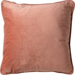 FINN - Kussenhoes Velvet 60x60 Cm - Muted Clay - Roze - Exclusief Binnenkussen