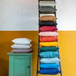 JAMES - Kussenhoes Katoen 45x45 Cm - Insignia Blue - Donkerblauw - Exclusief Binnenkussen -Dutch Decor 1197x1200 15