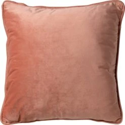 FINN - Sierkussen Velvet 45x45 Cm - Muted Clay - Roze - Inclusief Binnenvulling