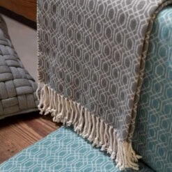 Dutch Decor - ELODIE - Plaid 140x180 Cm - Charcoal Gray - Taupe / Grijs / Beige - Geometrisch Patroon - Franjes - Deken 16 Dutch Decor - ELODIE - Plaid 140x180 Cm - Charcoal Gray - Taupe / Grijs / Beige - Geometrisch Patroon - Franjes - Deken -Dutch Decor 1198x1200 10