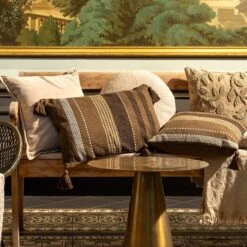 TAMAR - Kussenhoes Katoen 45x45 Cm - Military Olive - Groen - Met Flosjes - Exclusief Binnenkussen 9 TAMAR - Kussenhoes Katoen 45x45 Cm - Military Olive - Groen - Met Flosjes - Exclusief Binnenkussen -Dutch Decor 1198x1200 36