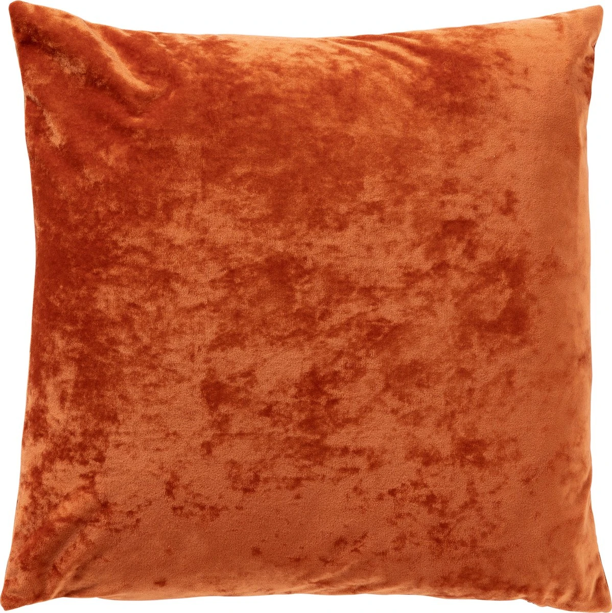 TINO - Kussenhoes Velvet 45x45 Cm Potters Clay - Oranje - Exclusief Binnenkussen 4 TINO - Kussenhoes Velvet 45x45 Cm Potters Clay - Oranje - Exclusief Binnenkussen - Afbeelding 2