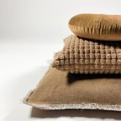 Set Van 2- Dutch Decor ROME- Sierkussens Unikleur Tobacco Brown 45x45 Cm - Bruin -Dutch Decor 1198x1200 56