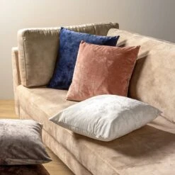 SKY - Sierkussen Velvet 45x45 Cm - Muted Clay - Roze - Inclusief Binnenvulling -Dutch Decor 1199x1200 8