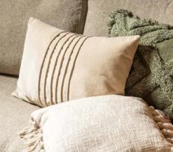 PAX - Kussenhoes Van Katoen 40x60 Cm Pumice Stone - Beige - Exclusief Binnenkussen 8 PAX - Kussenhoes Van Katoen 40x60 Cm Pumice Stone - Beige - Exclusief Binnenkussen -Dutch Decor 1200x1052