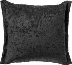 LEWIS - Sierkussen 45x45 Cm Raven - Zwart - Inclusief Binnenvulling