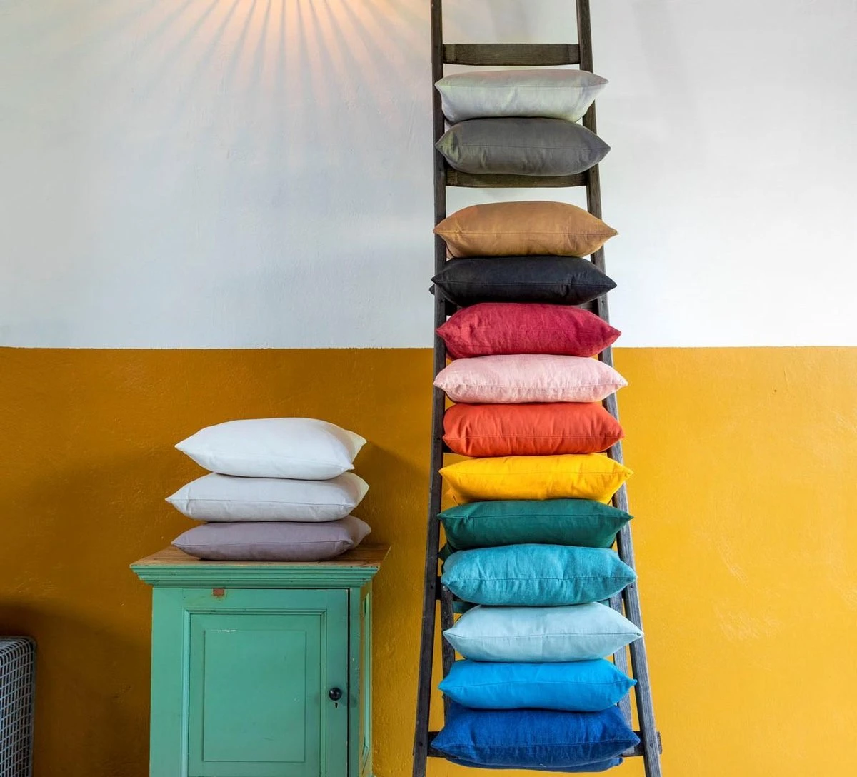 JAMES - Sierkussen Katoen 45x45 Cm - Muted Clay - Roze - Inclusief Binnenkussen 5 JAMES - Sierkussen Katoen 45x45 Cm - Muted Clay - Roze - Inclusief Binnenkussen - Afbeelding 3