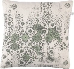 Dutch Decor MILA - Sierkussen Groen Multi 45x45 Cm - Inclusief Binnenkussen