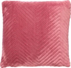 ZICO - Kussenhoes Zigzag 45x45 Cm Dusty Rose - Roze - Superzacht - Met Rits