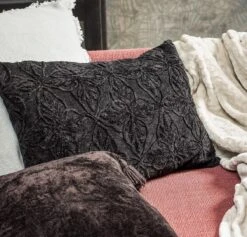 AMAR - Kussenhoes Van Katoen 40x60 Cm Raven - Zwart - Exclusief Binnenkussen -Dutch Decor 1200x1153