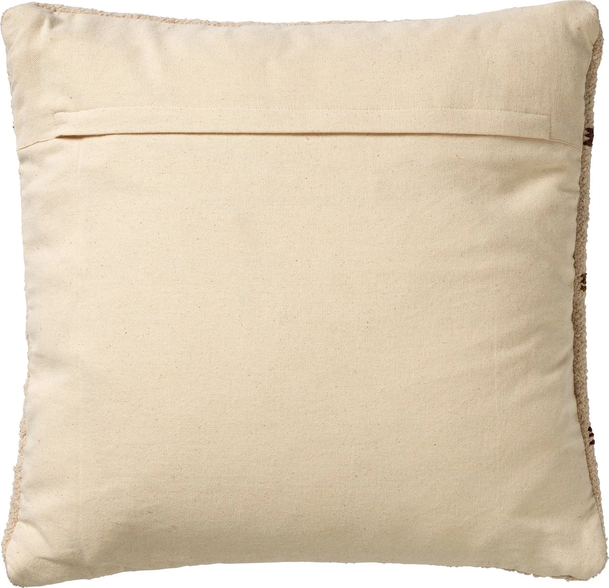 YAEL - Kussenhoes Kelim 45x45 Cm - Pumice Stone - Beige - 100% Katoen - Met Rits 4 YAEL - Kussenhoes Kelim 45x45 Cm - Pumice Stone - Beige - 100% Katoen - Met Rits - Afbeelding 2