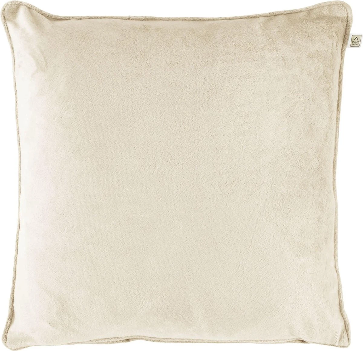 VELVET - Kussenhoes 45x45 Cm - Zand - Beige - Effen - Exclusief Binnenkussen 11 VELVET - Kussenhoes 45x45 Cm - Zand - Beige - Effen - Exclusief Binnenkussen - Afbeelding 9