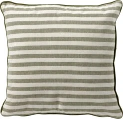 COOPER - Kussenhoes 40x40 Cm Olive Branch - Groen - Exclusief Binnenkussen