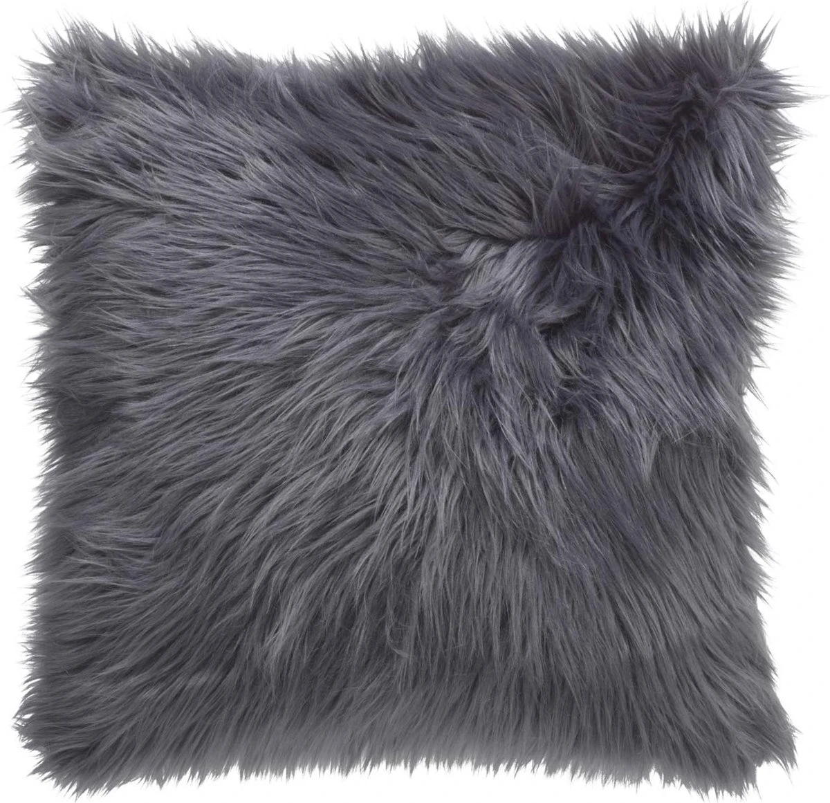 MEES - Kussenhoes 45x45 Cm - Donkergrijs- Antraciet - Fluffy - Superzacht - Exclusief Binnenkussen 3 MEES - Kussenhoes 45x45 Cm - Donkergrijs- Antraciet - Fluffy - Superzacht - Exclusief Binnenkussen