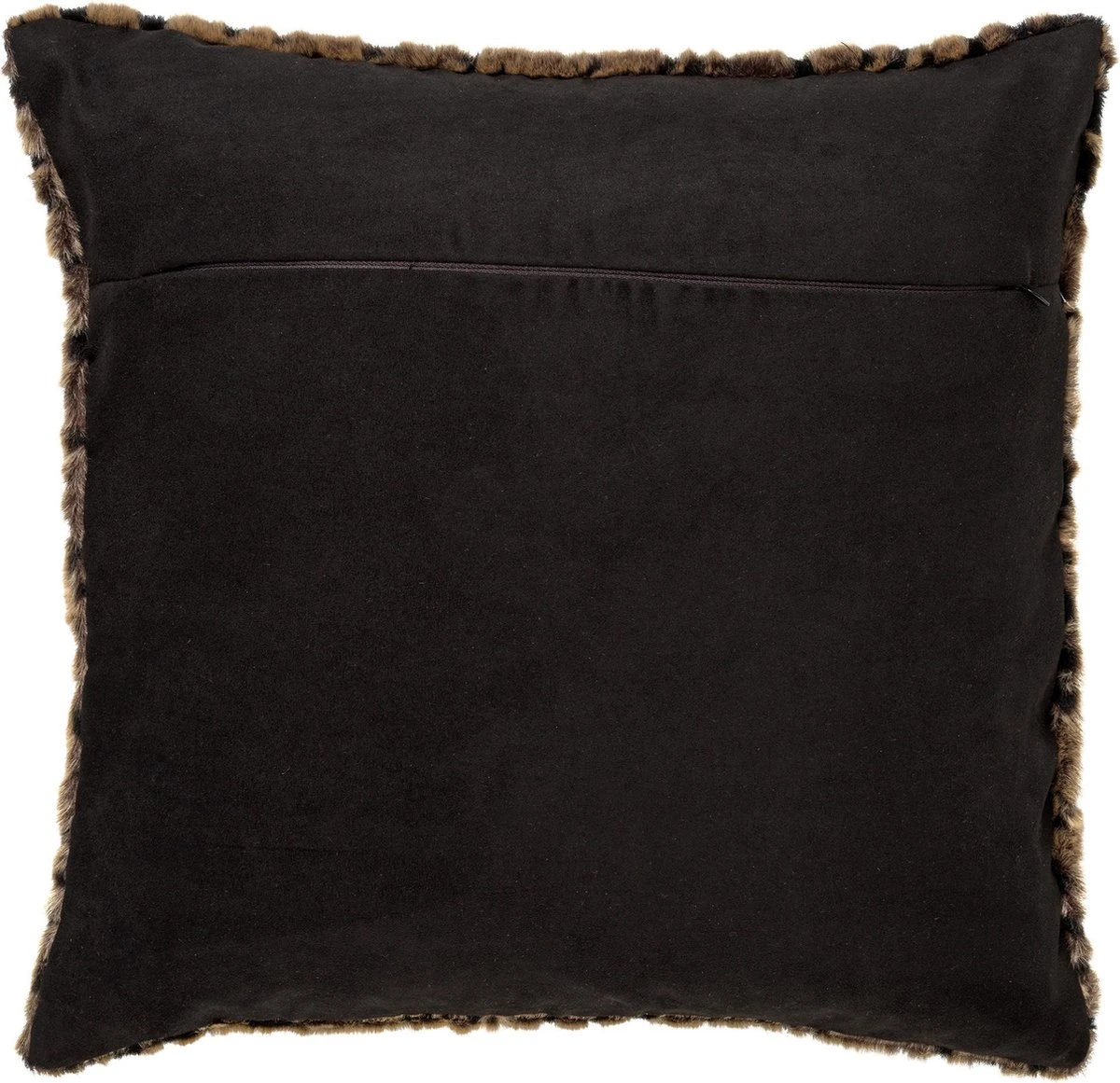 KAY - Sierkussen Met Dierenprint 45x45 Cm Rocky Road - Bruin - Inclusief Binnenvulling 4 KAY - Sierkussen Met Dierenprint 45x45 Cm Rocky Road - Bruin - Inclusief Binnenvulling - Afbeelding 2