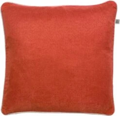 POORTA - Kussenhoes Chili 45x45 Cm - Rood - Met Rits