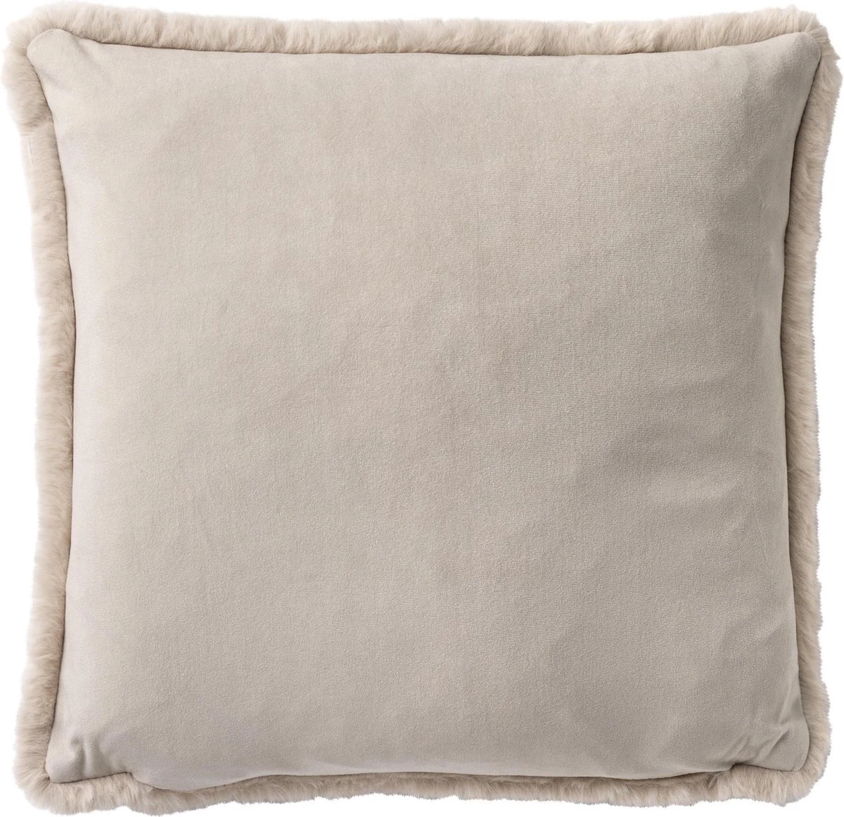ZAYA - Kussenhoes Unikleur 60x60 Cm - Pumice Stone - Beige - Superzacht - Exclusief Binnenkussen 4 ZAYA - Kussenhoes Unikleur 60x60 Cm - Pumice Stone - Beige - Superzacht - Exclusief Binnenkussen - Afbeelding 2