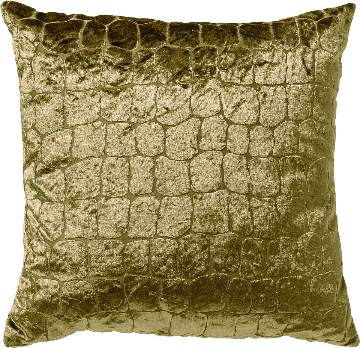 COLETTE - Kussenhoes 45x45 Cm Olive Branch - Groen - Met Rits 3 COLETTE - Kussenhoes 45x45 Cm Olive Branch - Groen - Met Rits