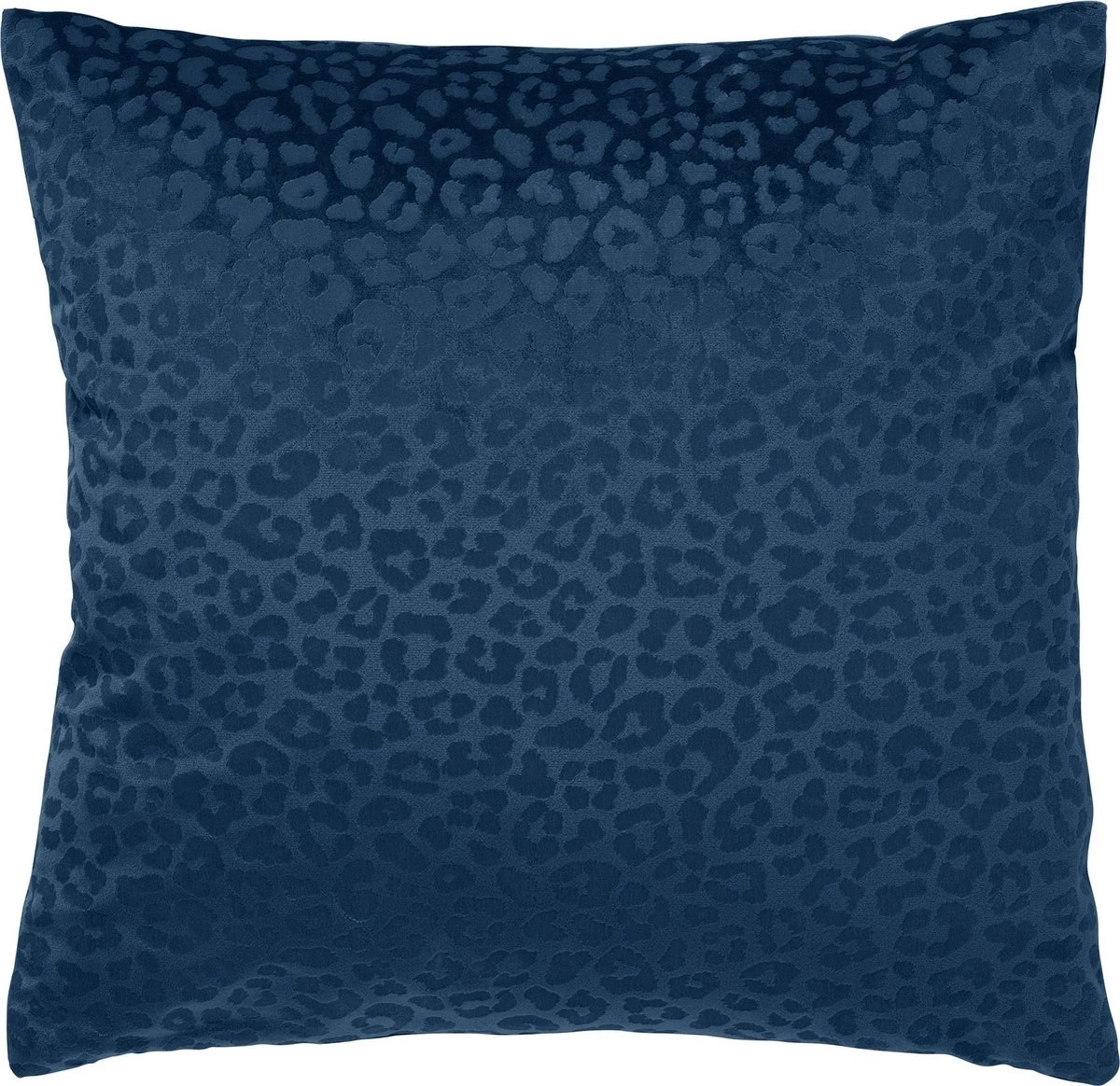 CHESSY - Sierkussen Met Dierenprint 45x45 Cm Insignia Blue - Blauw - Inclusief Binnenvulling 3 CHESSY - Sierkussen Met Dierenprint 45x45 Cm Insignia Blue - Blauw - Inclusief Binnenvulling